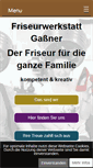 Mobile Screenshot of friseurwerkstatt-team-gassner.de