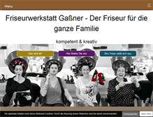 Tablet Screenshot of friseurwerkstatt-team-gassner.de